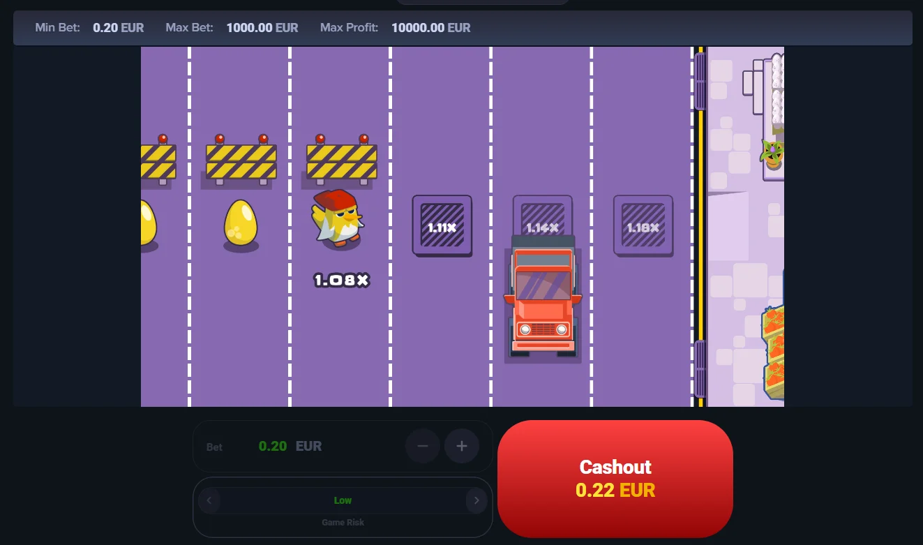 Chicken Cross Spiel