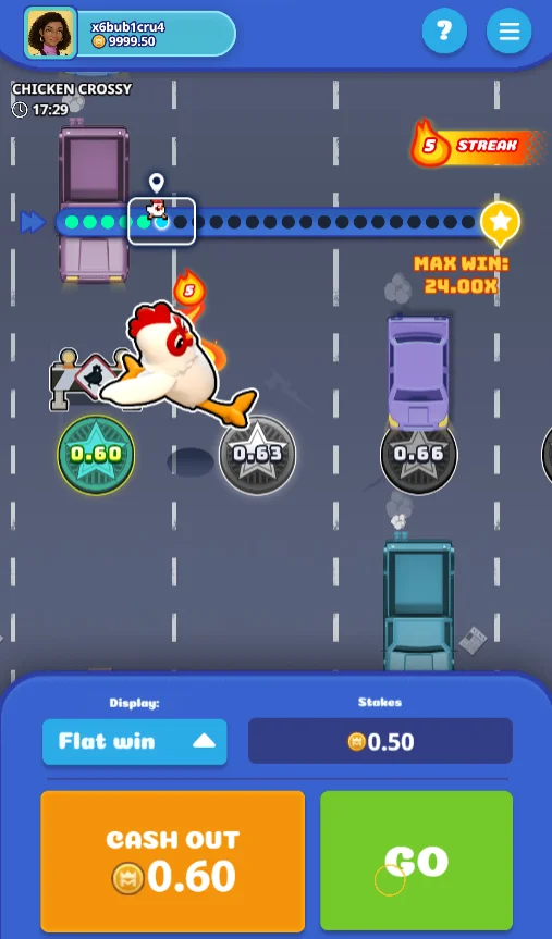 Chicken Crossy Bonus