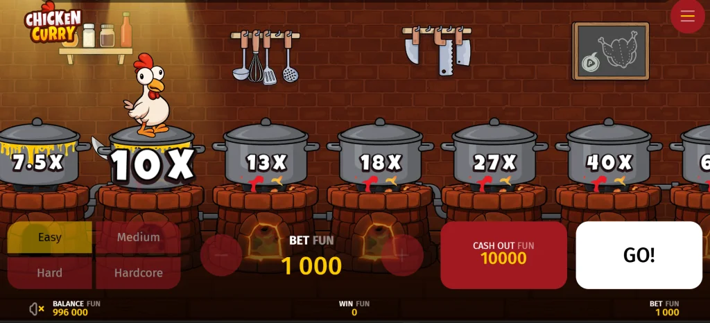 Chicken Curry Demo Spiel