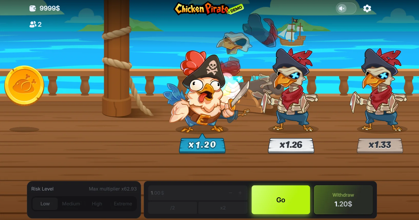 Chicken Pirate Online