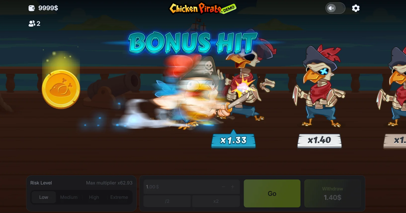 Chicken Pirate Spiel