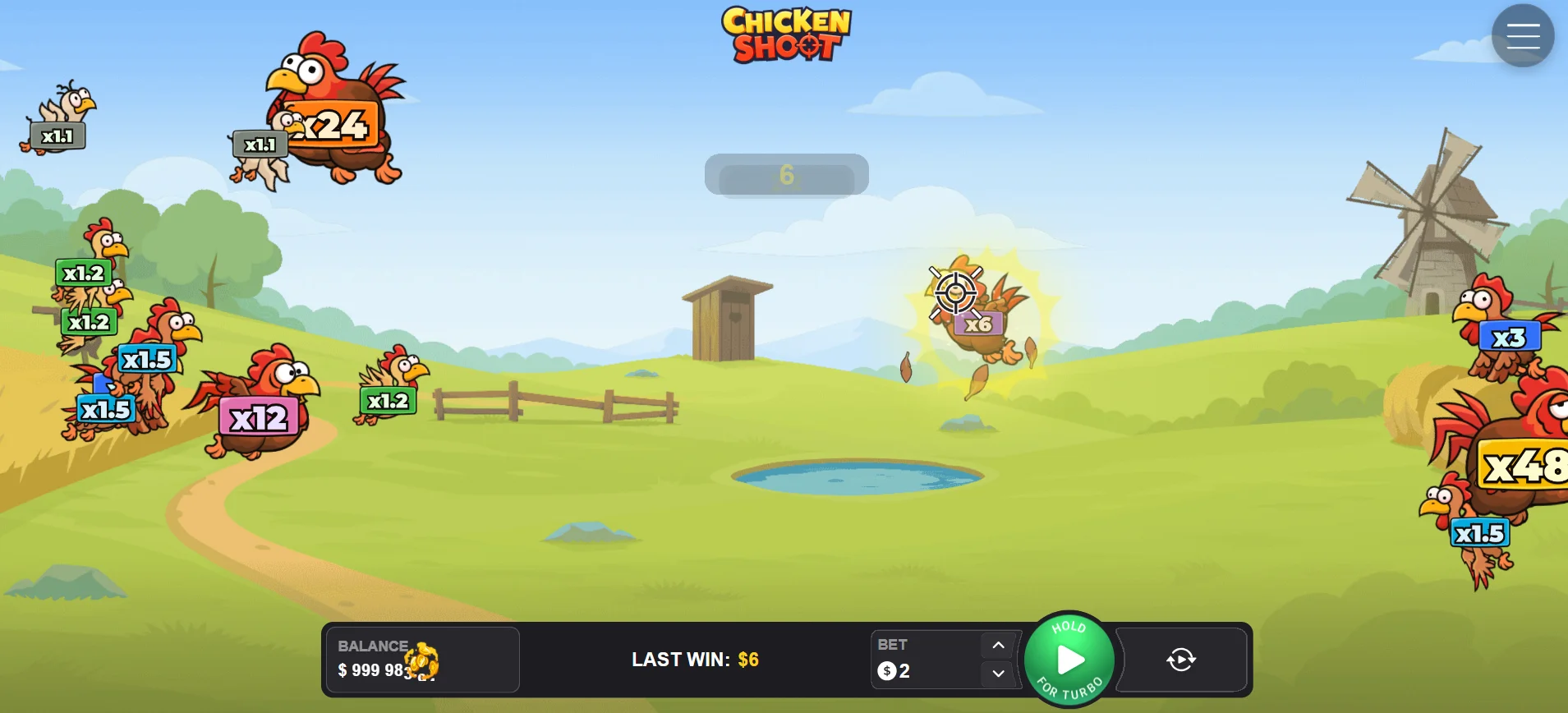 Chicken Shoot Bonus