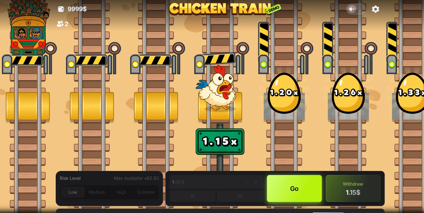 Chicken Train Bonus