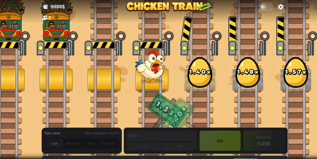 Chicken Train Spiel