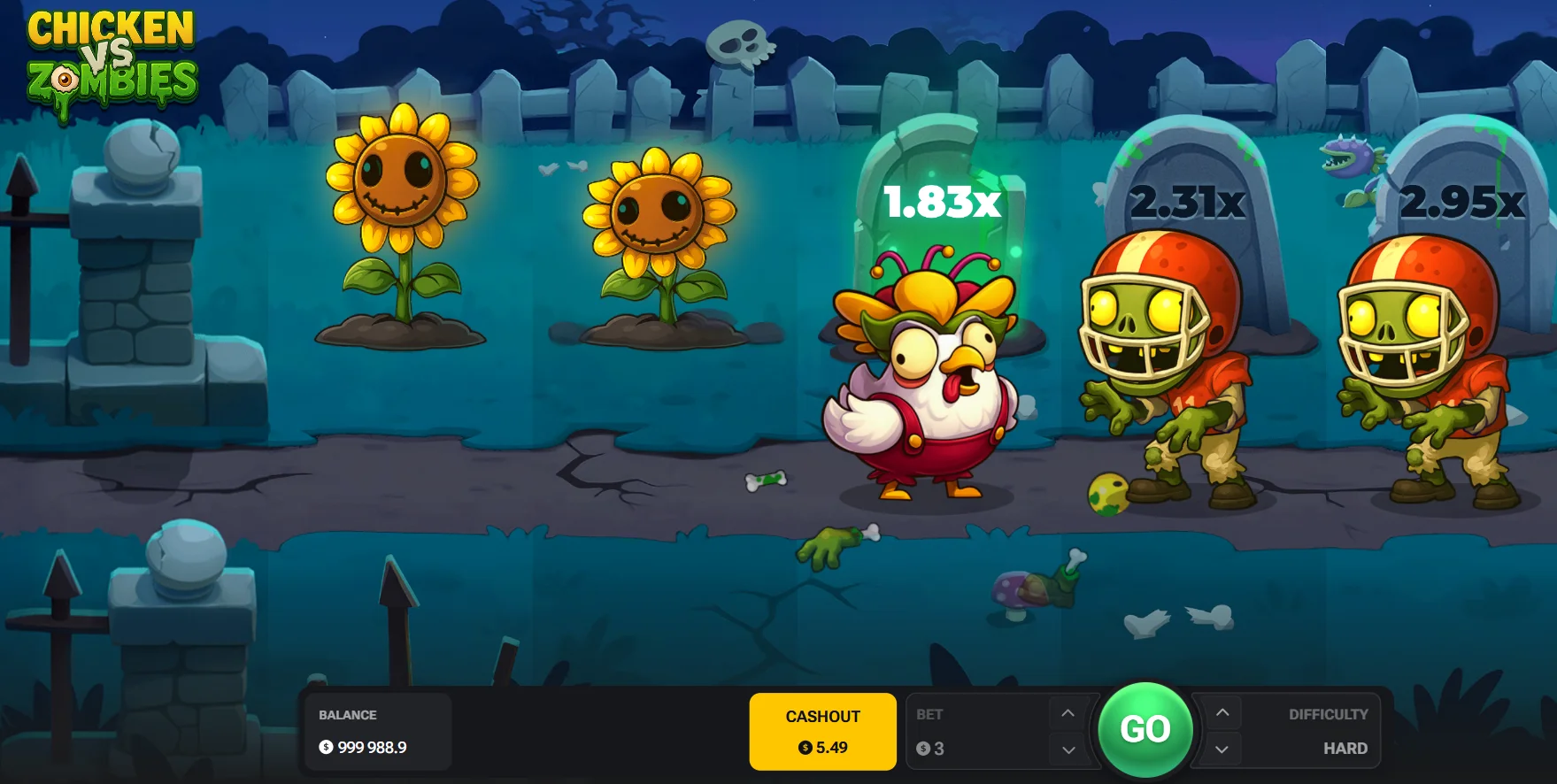 Chicken vs Zombies Spiel