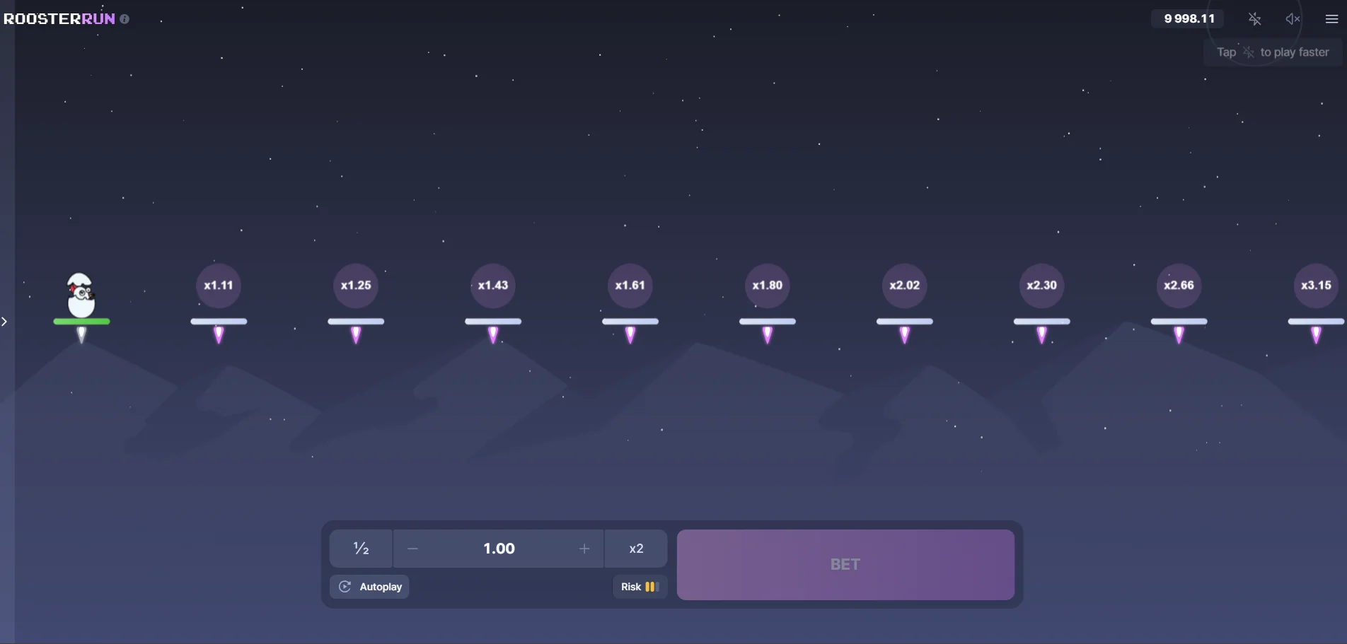 Rooster Run Demo Spiel