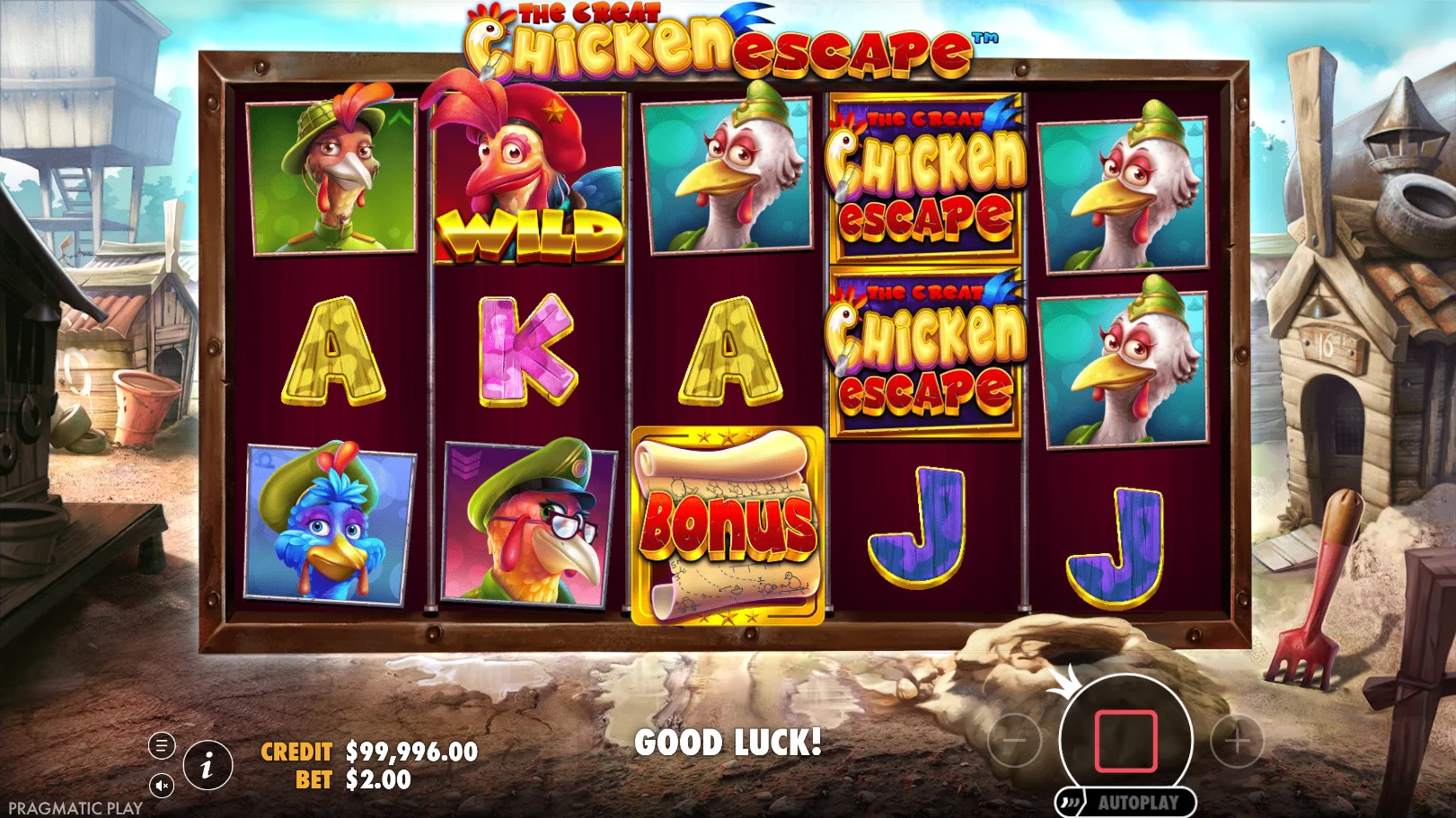 The Great Chicken Escape Bonus