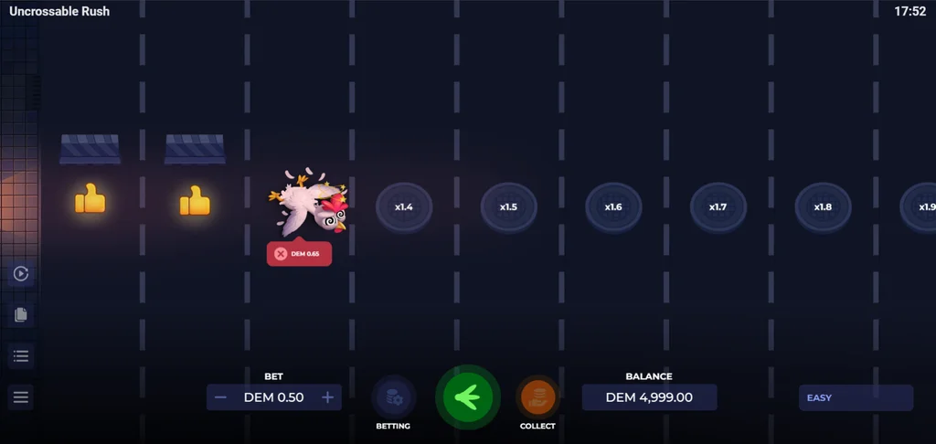 Uncrossable Rush Demo