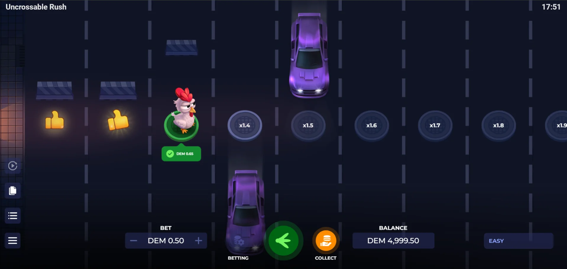 Uncrossable Rush Online