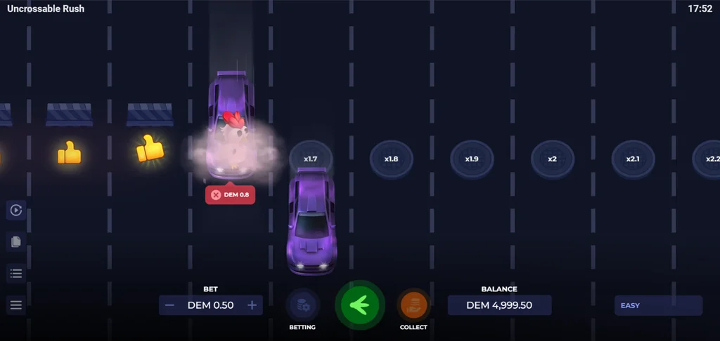 Uncrossable Rush Spiel